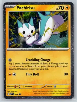Pachirisu Holo Promo SV: Scarlet & Violet Promo Cards 158 NM - Image 1