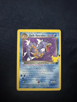 Pokemon TCG Dark Gyarados Holo Card 8/82 Celebrations Series - Image 1