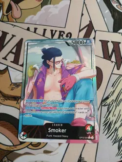 OP10-001 Smoker Leader Alt Art One Piece TCG English Card - Image 1