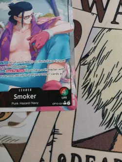 OP10-001 Smoker Leader Alt Art One Piece TCG English Card - Image 3