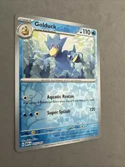 Pokemon TCG * Scarlet & Violet 151 * 055/165 Golduck U * REVERSE HOLO * NM - Image 2