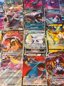 Pokemon Card Lot 100 Official TCG Cards 1 Ultra Rare Included - EX V GX + HOLOS - Image 2