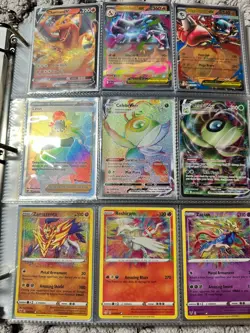 Pokemon Card Collection Binder Mega Charizard, Lucario, Shinys, GX, Rainbow NM!! - Image 1