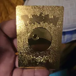 Mew V Gold Metal Pokemon Card Full Art Rare Textured Collectible - Image 2