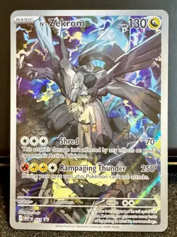 Pokemon TCG Holo Full Art N’s Zekrom Promo Card #31 Mint - Image 1