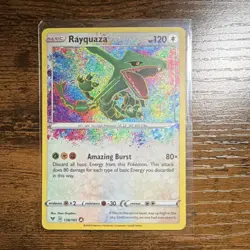 Pokemon Rayquaza 138/185 Swsh04: Vivid Voltage Amazing Rare Holo Card - Image 1