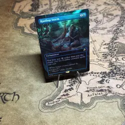 Magic the Gathering Rooftop Storm Borderless Foil Innistrad Remastered - Image 1