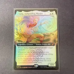 Aang, Airbending Master (Extended Art Foil) 0171 TLA - MTG - NM - Image 1