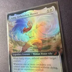 Aang, Airbending Master (Extended Art Foil) 0171 TLA - MTG - NM - Image 2