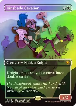 Kinsbaile Cavalier Foil Lorwyn Eclipsed Special Guests NM MTG - Image 1