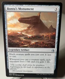 Magic MTG - Bontu's Monument from Amonkhet **LP AKH Uncommon** - Image 1