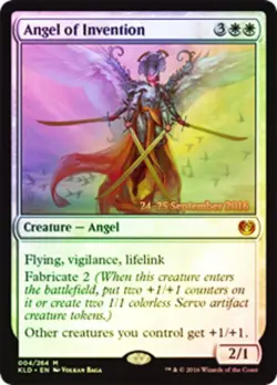 MTG Angel of Invention - Foil - Prerelease Promo, Prerelease & Release Promos, M - Image 1