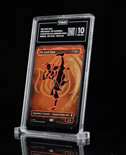 Fire Lord Zuko (Borderless) (Neon Ink Foil)Tag Graded Gem Mint 10 Highest Grade - Image 1
