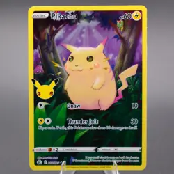 Pikachu 005/025 Holo Rare Celebrations Pokemon TCG NM - Image 1