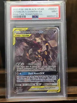 Pokemon TCG Umbreon & Darkrai GX SM241 Sun & Moon Promo - Image 1