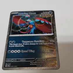 Pokemon Roaring Moon 011/015 McDonald's 2024 Promo Holo Basic 140 HP TCG - Image 2