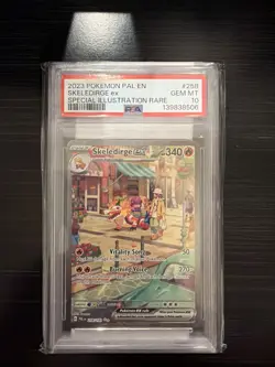 2023 Pokemon Pladea Evolved PSA GEM MINT 10 Skeledirge EX 258/193 Sv02: Holo SIR - Image 1