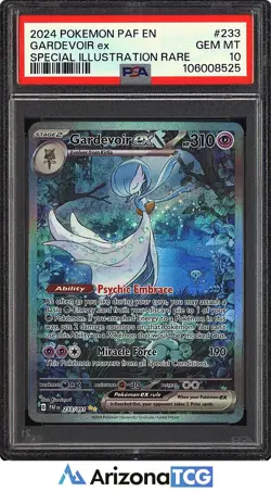Pokemon 2024 Gardevoir ex 233/091 Full Art SIR Paldean Fates GEM MINT PSA 10 - Image 1
