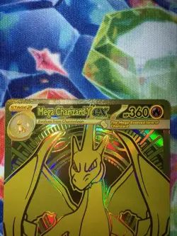 Mega Charizard Y EX 294/217 Gold Hyper Rare, Ascended Heroes, Pokemon TCG (NM) - Image 2