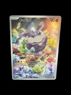 Pokemon Carbink 242/217 ASC CH Full Art Holo 90 HP 70+ Attack Basic Card - Image 1