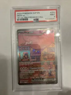 Pokemon Mew ex 151 Ultra-Premium Coll. Full Art Promo SVP EN 053 PSA 9 - Image 1