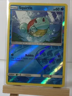 Pokemon Squirtle Reverse Holo Common # 33/214 - Unbroken Bonds - LP - Image 1