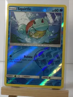 Pokemon Squirtle Reverse Holo Common # 33/214 - Unbroken Bonds - LP - Image 3
