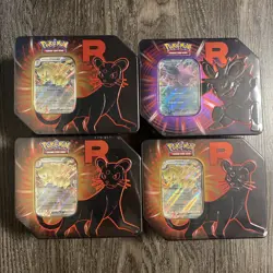 Pokemon - Team Rocket Tin - Team Rocket's 3x Persian ex And 1x Nidoking - Image 1