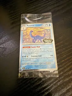 Aurorus 024/088 - Cosmo Holo - Pokemon Perfect Order Stamped Promo SEALED - Image 1