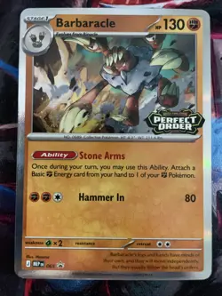 Pokemon Barbaracle & Doublade Perfect Order Stamp Promo - Image 2