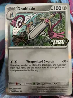 Pokemon Barbaracle & Doublade Perfect Order Stamp Promo - Image 3
