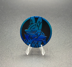 Pokemon TCG Mega Evolutions ETB Lucario Coin - Image 1