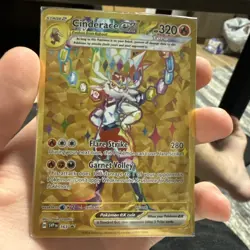 2024 Pokemon Terapagos EX UPC CINDERACE EX Black Star SEALED Promo #163 - Image 1