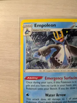 Empoleon - (Cosmos Holo) Holo Rare Pokemon TCG: Brillian Stars 037/172 LP/NM - Image 3