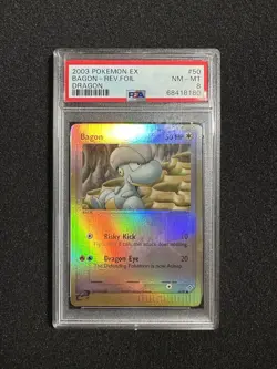 2003 Pokemon Ex Bagon Reverse Foil Dragon #50 PSA 8 - Image 1