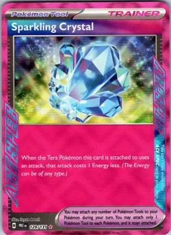 Sparkling Crystal 129/131 Holo SV: Prismatic Evolutions Pokemon Holo NM - Image 1