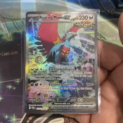 Roaring Moon EX 251/182SV04: Paradox Rift Holo Pokemon NM TCG SIR - Image 1