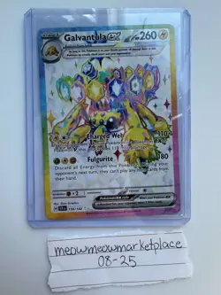 Pokemon TCG Galvantula EX 159/142 Stellar Crown Ultra Rare NM/M Condition - Image 1