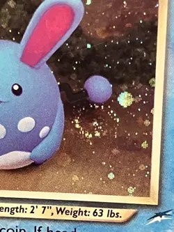 Light Azumarill 13/105 Holo Neo Destiny Unlimited with Swirl Yuka Morii Pokemon - Image 5