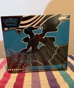 Pokemon Scarlet and Violet Black Bolt Elite Trainer Box BRAND NEW ETB SEALED - Image 1