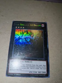 Dark Rebellion XYZ Dragon - Ghost Rare 👻- 1st Edition - Image 4