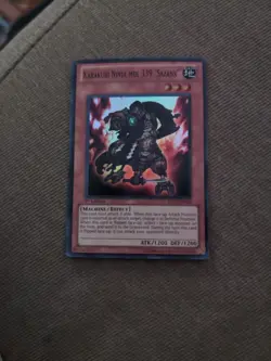 Yu-Gi-Oh 1x Karakuri Ninja MDL 339 "Sazank" Super Rare 1st Edition STBL-EN022 - Image 1