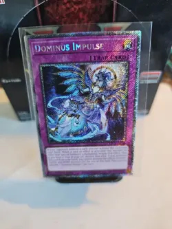 Yugioh - Dominus Impulse RA05-EN080 Platinum Secret Rare Near Mint In Hand - Image 2