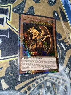 The Winged Dragon of Ra RA04-EN118 Quarter Century Rare 1st Edition Yugioh NM - Image 1