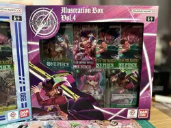 Bandai Namco One Piece Card Game Illustration Box Vol.3 & Vol.4 Booster Boxes - Image 3