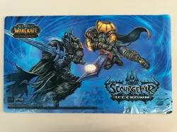 World of Warcraft TCG Playmat Icecrown Lich King vs Tirion Fordring #6 - Image 1