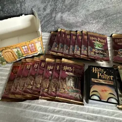 Harry Potter 2002 TCG 32 Sealed Packs & 97 Loose Cards With Partial Box See Pics - Image 2