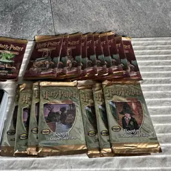 Harry Potter 2002 TCG 32 Sealed Packs & 97 Loose Cards With Partial Box See Pics - Image 3