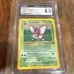 Pokemon Venomoth Jungle Holo Rare CGC 8.5 13/64 1999 70 HP English Card - Image 1