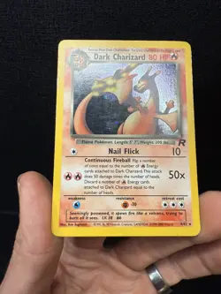 #4 Dark Charizard 4/82 Team Rocket 2000 Holo Rare WOTC Pokemon Card TCG - Image 2